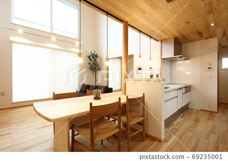 Stylish living dining kitchen image Stylish living dining kitchen image 69235001