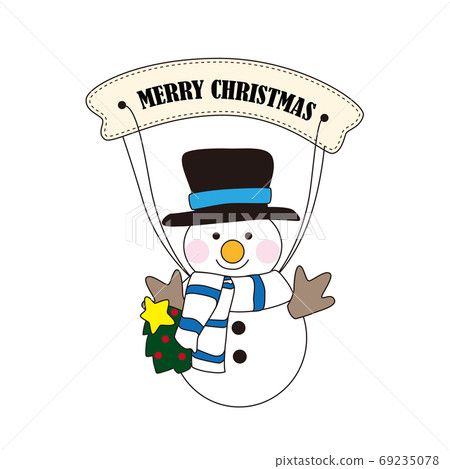 Snowman christmas illustration Snowman christmas illustration 69235078