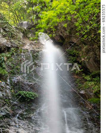 Akigawa Valley Hossawa Falls and Clear Stream Beautiful Hoszawa Falls Akigawa Valley Hossawa Falls and Clear Stream Beautiful Hoszawa Falls 69235575