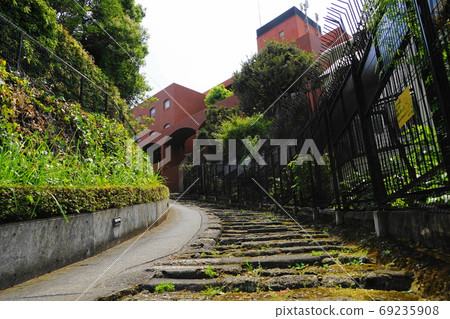 August Shinagawa 268 Gotenyama (Kita-Shinagawa) to Takanawa, a slope not seen on the map, Jonan Gozan 69235908