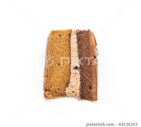 chocolate and coffee chiffon cake 69236203
