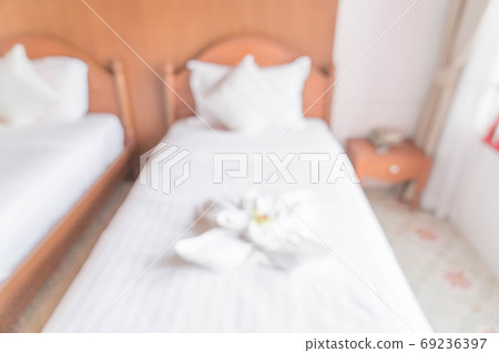 Abstract blur and defocused bedroom interior and decoration Abstract blur and defocused bedroom interior and decoration 69236397
