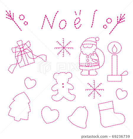 Christmas embroidery motif Christmas embroidery motif 69236739