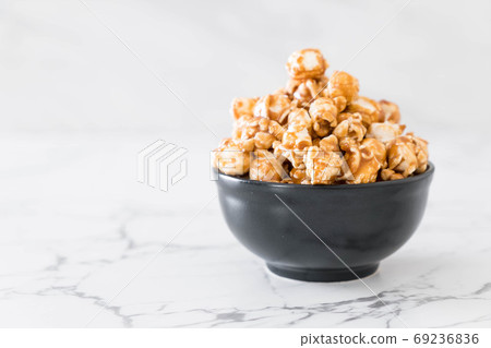 popcorn with caramel popcorn with caramel 69236836