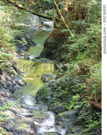 Akigawa Gorge, Hossawa Falls and Clear Stream Gorge Akigawa Gorge, Hossawa Falls and Clear Stream Gorge 69236895