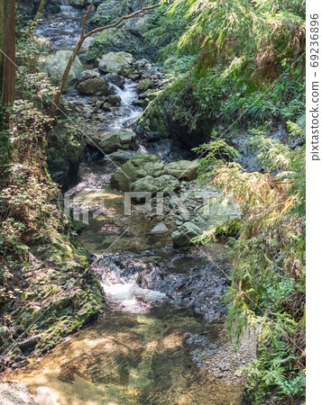 Akigawa Gorge, Hossawa Falls and Clear Stream Gorge Akigawa Gorge, Hossawa Falls and Clear Stream Gorge 69236896