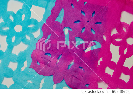 墨西哥剪紙Papel Picado 墨西哥剪紙Papel Picado 69238604