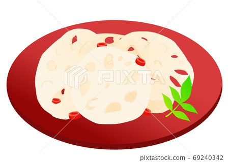 Vinegar lotus root osechi Vinegar lotus root osechi 69240342