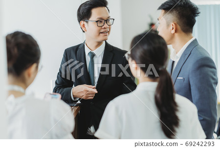 People working in new normal, after pandemic 69242293