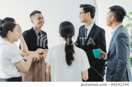People working in new normal, after pandemic 69242294