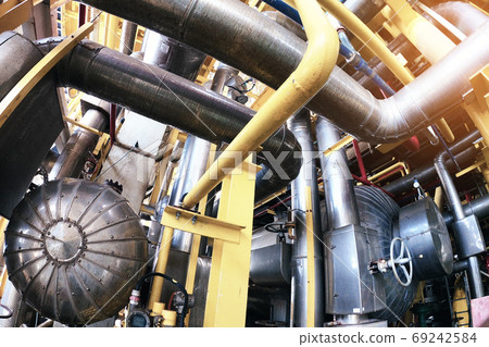 Industry plant concept,Equipment, cables and Industry plant concept,Equipment, cables and 69242584