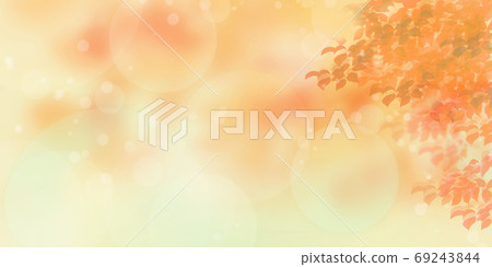Background material of autumnal trees and sunset _ image of autumn Background material of autumnal trees and sunset _ image of autumn 69243844