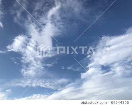 Blue sky at the end of summer 2 Blue sky at the end of summer 2 69244506