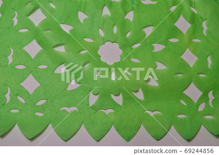 Mexican paper cutout Papel Picado 69244856