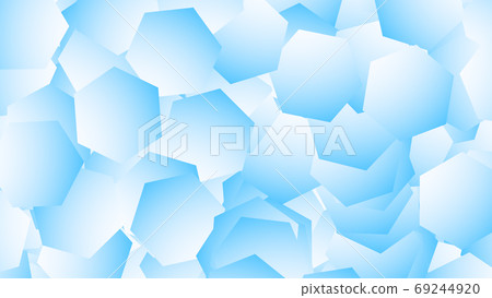 具有許多六邊形的CG六邊形背景材料 69244920