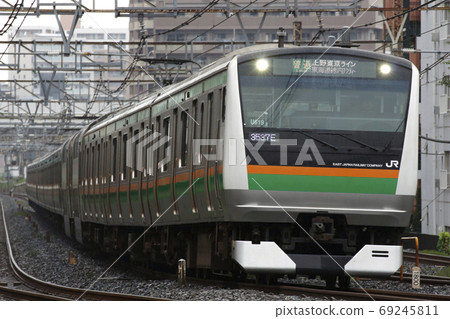 [JU] Ueno Tokyo Line Series E233 (Utsunomiya Line Stops → Rapid Acty) 69245811