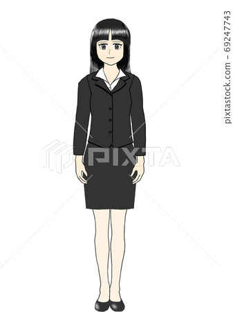 西裝的年輕女子 69247743