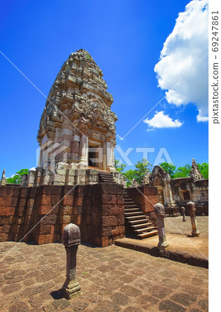 Beautiful scene of Sadok Kok Thom Historical Park. 69247861