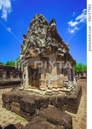 Beautiful scene of Sadok Kok Thom Historical Park. Beautiful scene of Sadok Kok Thom Historical Park. 69247862