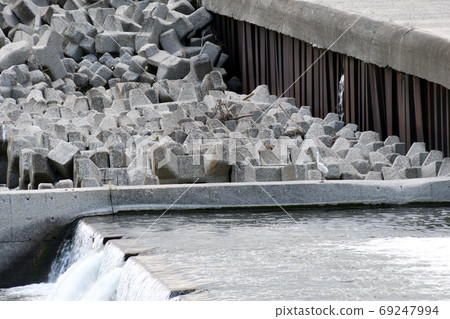 Sagami River Riverbed Isobe Headwork Sagami River Riverbed Isobe Headwork 69247994