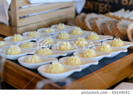More bowl of fresh butter curls 69249042