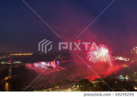 Niagara Falls Niagara Falls and Fireworks Sheraton On The Falls Photo taken from the guest room Niagara Falls Niagara Falls and Fireworks Sheraton On The Falls Photo taken from the guest room 69249299