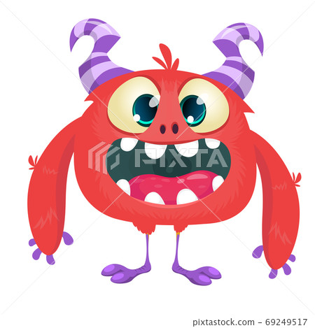 Funny cartoon monster. Vector Halloween 69249517