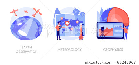 Planetary science abstract concept vector illustrations. 69249968