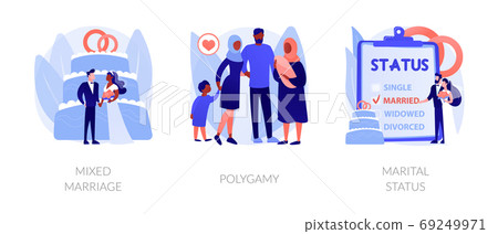 Legal status abstract concept vector illustrations. Legal status abstract concept vector illustrations. 69249971