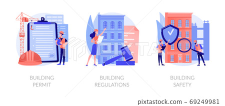 Construction business abstract concept vector illustrations. 69249981