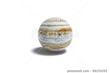 Blank jupiter surface ball planet mockup, isolated Blank jupiter surface ball planet mockup, isolated 69250391