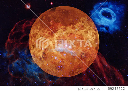 Planet Venus. Solar system. Elements of this image furnished by NASA Planet Venus. Solar system. Elements of this image furnished by NASA 69252322
