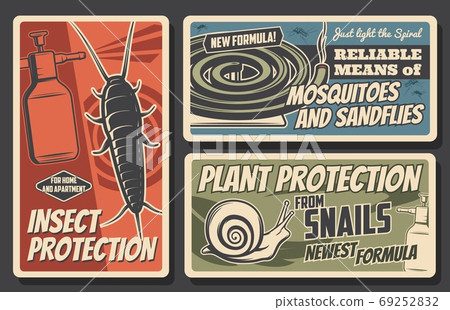 Insect and plant protection, pest control service 69252832