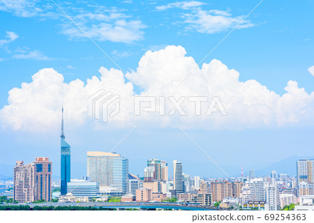 Around Fukuoka Tower and Hyakudo Summer image Aome Around Fukuoka Tower and Hyakudo Summer image Aome 69254363