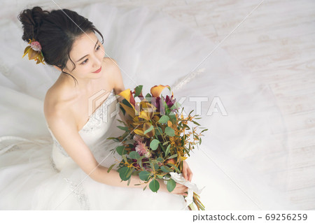 Woman in a wedding dress bridal image wedding wedding Woman in a wedding dress bridal image wedding wedding 69256259