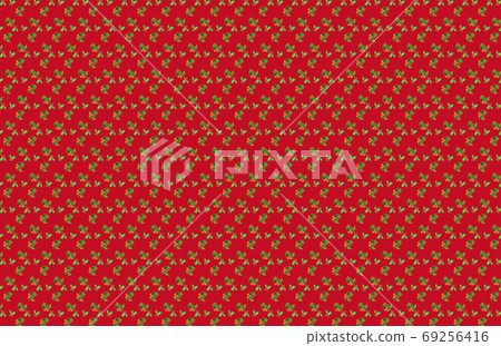 Background material Holly Christmas background Background material Holly Christmas background 69256416