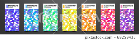 Triangle abstract background design, shape pattern design, card design template Triangle abstract background design, shape pattern design, card design template 69259433