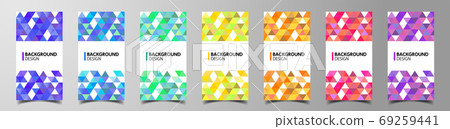 Triangle abstract background design, shape pattern design, card design template Triangle abstract background design, shape pattern design, card design template 69259441