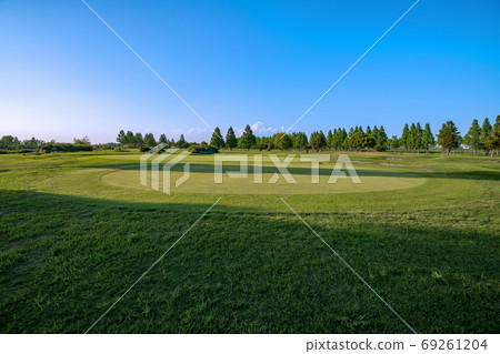 Golf course with nobody golf course 69261204