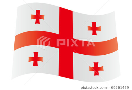 New World Flag 2:3Ver gradation waveform Georgia New World Flag 2:3Ver gradation waveform Georgia 69261459