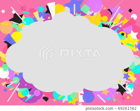 流行和多彩frame_Speech氣泡(可用多種變體) 流行和多彩frame_Speech氣泡(可用多種變體) 69261562