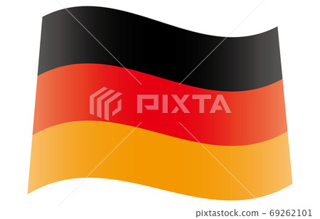 New World Flag 2:3Ver gradation waveform Germany New World Flag 2:3Ver gradation waveform Germany 69262101