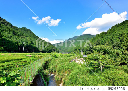 Mountain village landscape (Kamo area, Tsuyama city, Okayama prefecture) Mountain village landscape (Kamo area, Tsuyama city, Okayama prefecture) 69262638