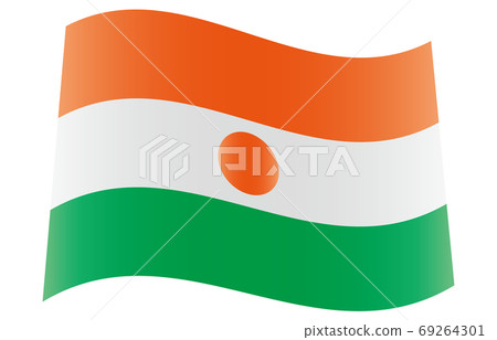 New World Flag 2:3Ver gradation waveform Niger 69264301