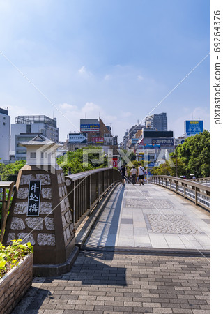 Iidabashi Station West Exit Ushigome Bridge and Kagurazaka Cityscape Iidabashi Station West Exit Ushigome Bridge and Kagurazaka Cityscape 69264376