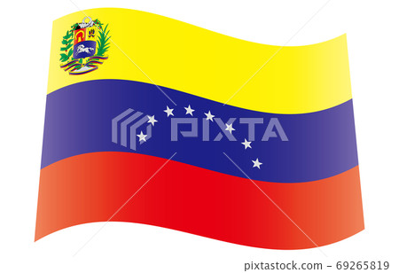 New World Flag 2:3Ver gradation waveform Venezuela 69265819