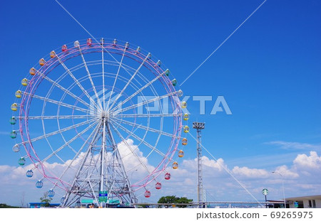 Awaji Island, Hyogo Prefecture Awaji Service Area Down Ferris Wheel 69265975