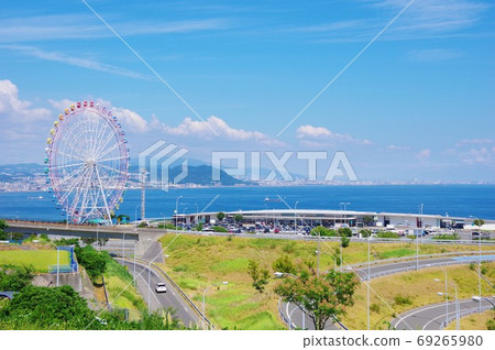 Awaji Island, Hyogo Prefecture Awaji Service Area Down Ferris Wheel 69265980