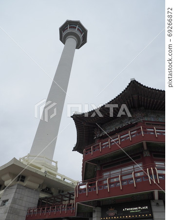 韓國釜山塔 69266872