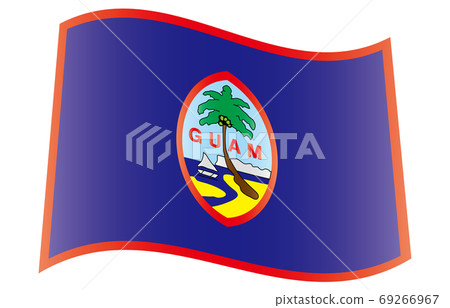 New World Flag 2:3Ver gradation waveform Guam New World Flag 2:3Ver gradation waveform Guam 69266967